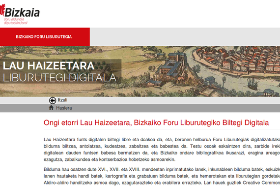 Lau Haizeetara, Bizkaiko funts zaharren bilatzailea