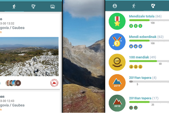 Mendiak APP, Euskal Herriko mendien aplikazioa, berrituta eta funtzionalitate berriekin: mapak, estatistikak, dominak...