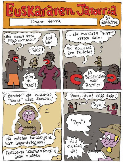 Dogon hizkuntzarena honela lotu zuten euskararen jatorriarekin