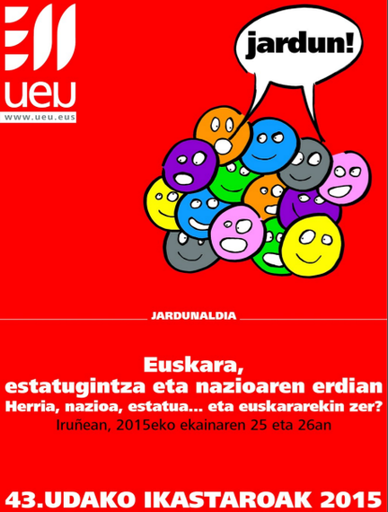 "Euskara, estatugintza eta naziogintzaren erdian" #EuskaraEN