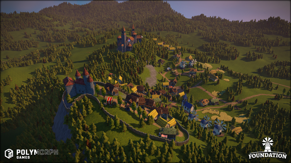 Foundation: Erdi aroko herrixkak eraikitzeko joko ederra,  euskaraz ere bai