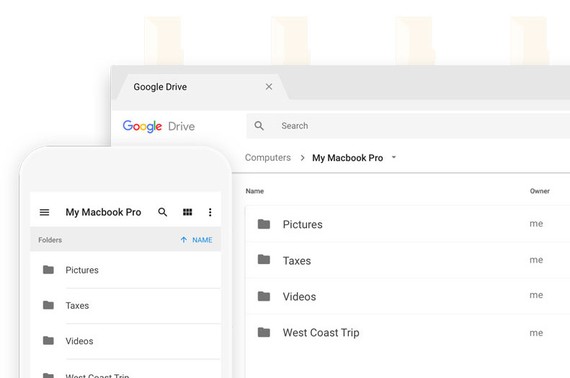 Googleren zerbitzu berria gaurtik: zure ordenagailuaren babes-kopia egiteko aukera Driven