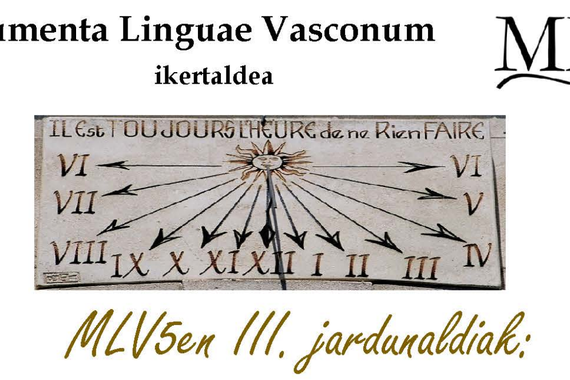 MLV ikertaldearen 3. hizkuntzalaritza jardunaldia