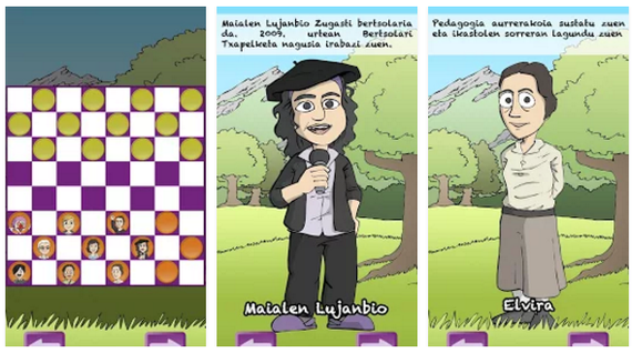 "Euskal Herriko Damak" aplikazio eta jokoa