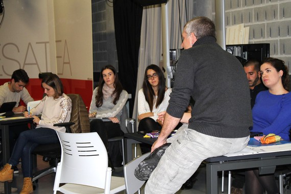 Fernando Sáenz de Ugarteren bisita Transcreativaren Sormen Poloetara 