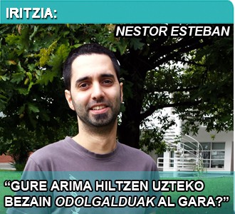 Nestor Esteban (EHE): "Euskara ez dago agenda politikoan"