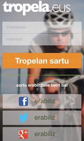 Tropela app, mugikorretarako prest