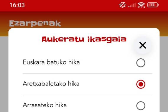 Appa Hi! aplikazioak Oiartzungo hitanoa jaso du