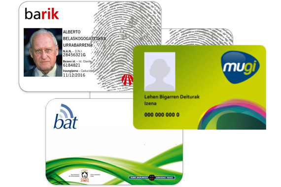 Barik, Mugi eta Bat txartelen bateratzera EAEn