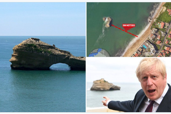 Lapurdiko geografian inspiratu ote zen Boris Johnson?