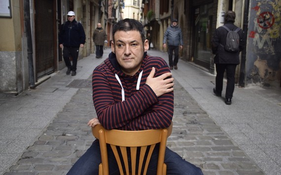 Alberto Muñagorri, motxila bati ostikoa jo zion mutikoa