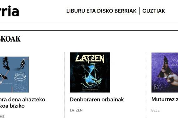 Urteko disko eta liburu gogoenak hautatzeko bozketa Berrian