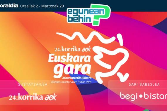 Egunean Behin: astelehenean hasiko da 20. denboraldia