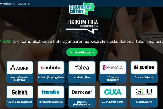 Egunean Behin jokoaren 21. denboraldian, Tokikom Liga jokatuko da astelehenetik aurrera