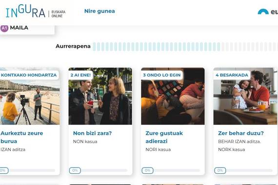 Euskara sarean ikasteko Ingura sistema berriabiarazi dute