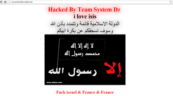 Nafarroako hainbat udal webgune hackeatuta: 'I love ISIS' mezuak portadan