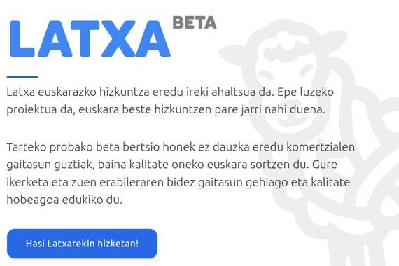 Latxa berriketa-bot bertsioan atera dute