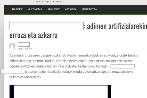 Agente adimentsu batek Sustatun argitaratu nahi izan du