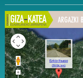 Giza katearen zuzenekoaren webgunea